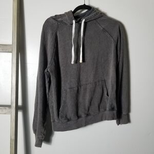 SO BLEACHED BLACK HOODIE SIZE LARGE